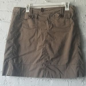 EUC Anthropologie light brown skirt